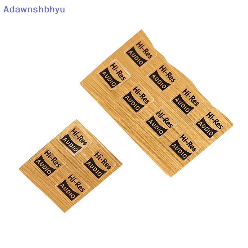 Adhyu 10pcs Stiker Audio Hi-Res Untuk Walkman Fiio Iriver Cayin MP3 All Hifi Device ID