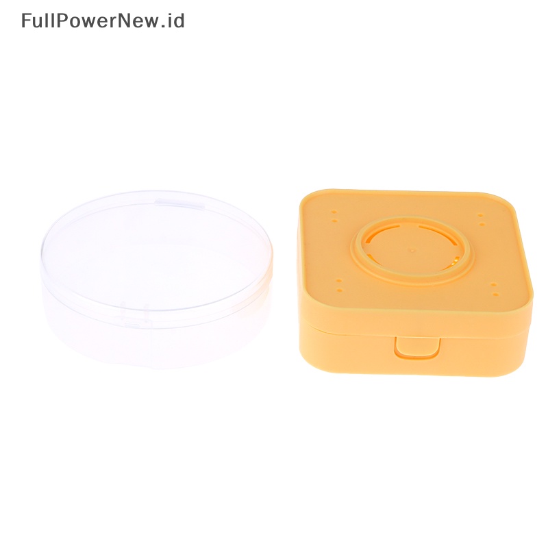 Power Portable Puff Box Case Anti Polusi Dustproof Puff Powder Lubang Ventilasi ID