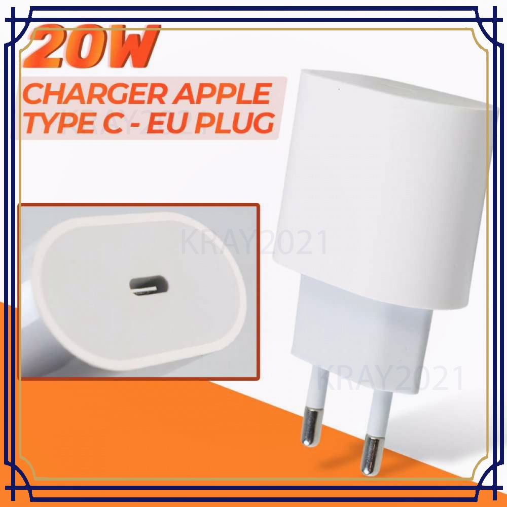 Charger Apple Type C PD 20W EU Plug for iPhone 14 -CG374