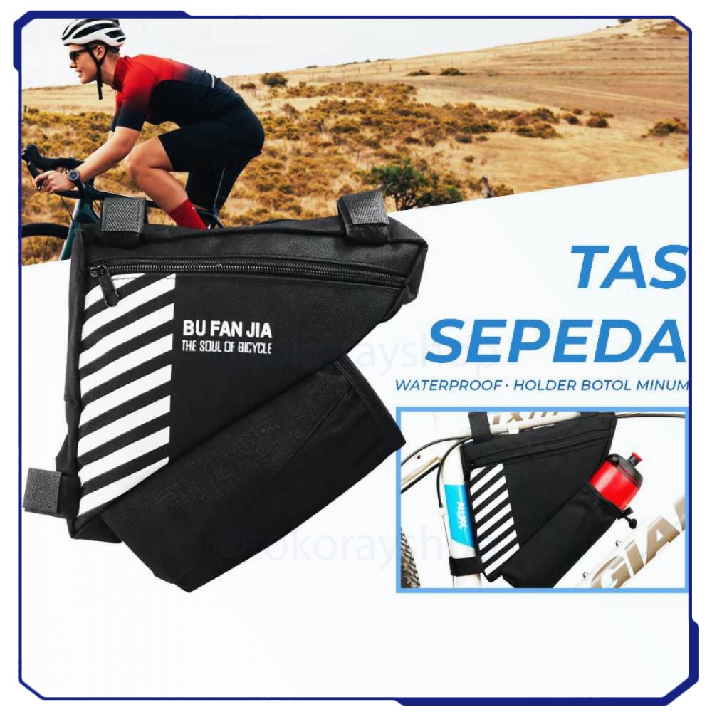 TaffSPORT B-SOUL Tas Sepeda Waterproof Dengan Holder Botol Minum-YA224