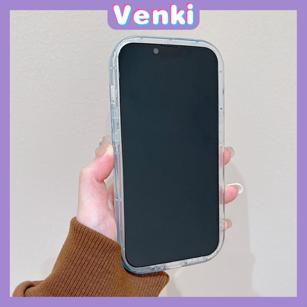 Venki - Untuk Iphone11 iPhone Case Laser Reflektif Bening Casing Ponsel TPU Lembut Shockproof Airbag Phone Case Simple Flower Kompatibel Dengan Iphone14 13 Pro Max 12 Pro Max XR 7 8Plus