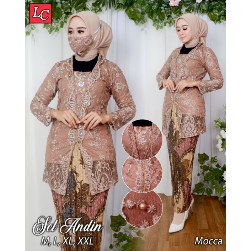 BA KEBAYA MODERN SETELAN KEBAYA ANDIN SYAKIRA / KEBAYA KONDANGAN TERBARU / KEBAYA PESTA