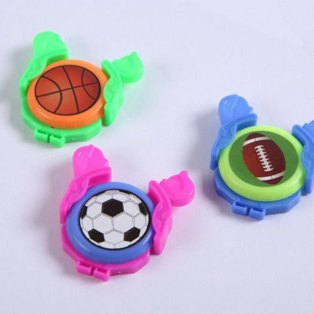 Lanfy Mini Launchers Ball Outdoor Finger Catapult Peluncur Sepak Bola Piringan Terbang Mini Warna Untuk Mainan Outdoor