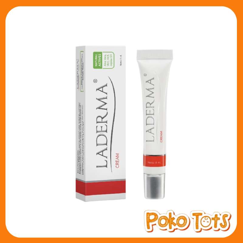 Laderma Scar Repair Cream 8ml Krim Pemudar Bekas Luka WHS