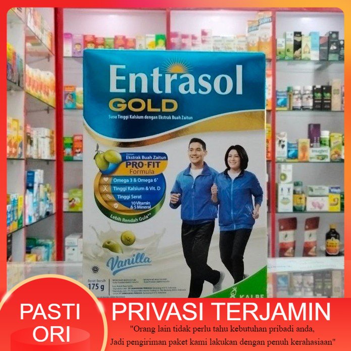 

entrasol gold 175 g vanila / susu lansia