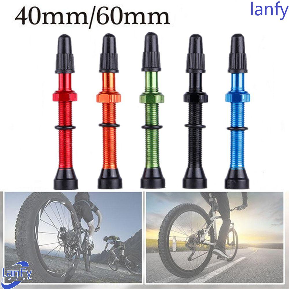 Lanfy Presta Valve 48mm Compatible Sealant Alloy Stem Aluminium Ultra-light Extender Valves