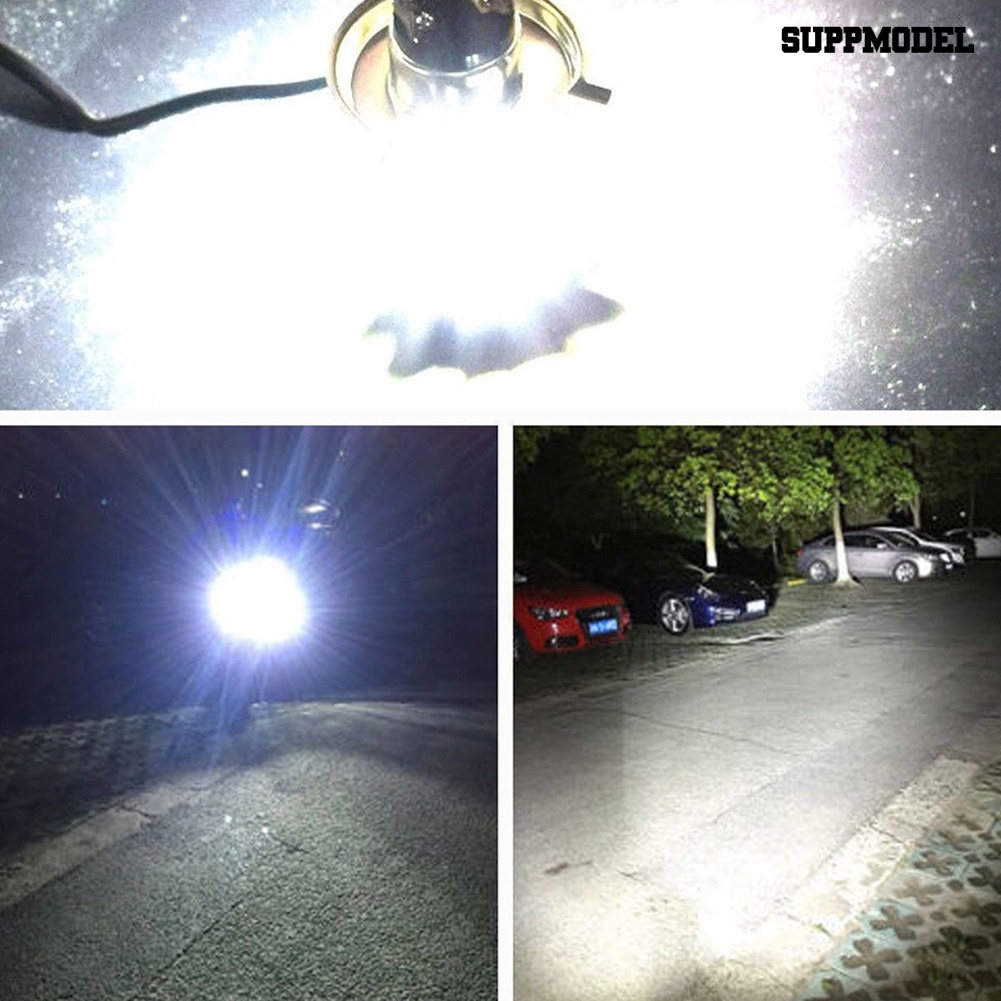 [SM]1Pcs 12v LED Motor H4 COB Super Terang Headlight Bohlam Depan Lampu
