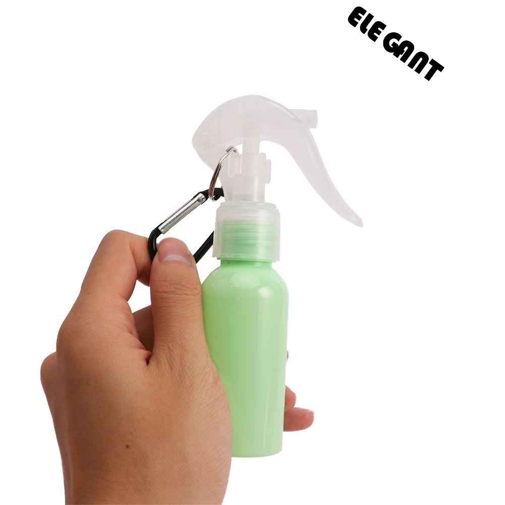 [Elegan] Botol Spray Dengan Keychian Wanita Portable Travel Hand Soap Hand Sanitizer Carabiner Hook Trigger Botol Semprot