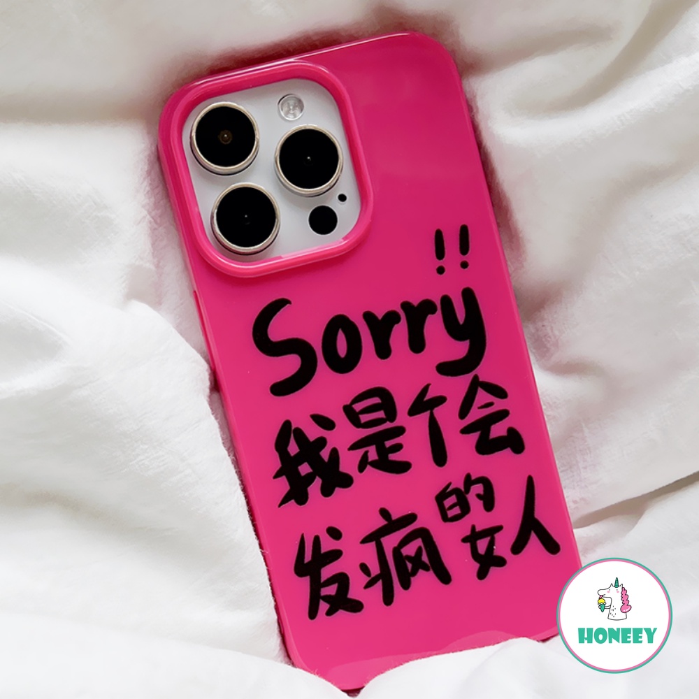 Pink Casing Ponsel Lucu Kompatibel Untuk Iphone 14 Pro 13 Pro Max11 12 Sarung Silikon Untuk Iphone Xr Xs X8 7 Plus Karakter Cina