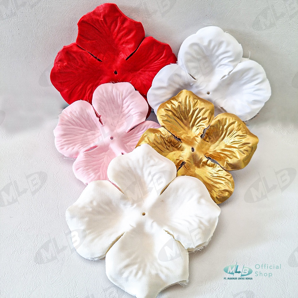 MLB Rose Petal 4 Cabang Kelopak Mawar Kiloan Tersedia Dengan Berbagai Macam Variasi Warna