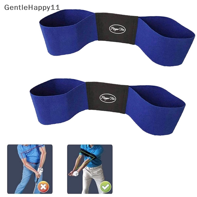 Gentlehappy Professional Elastic Golf Swing Trainer Arm Belt Alat Bantu Latihan Keselarasan Gerakan id