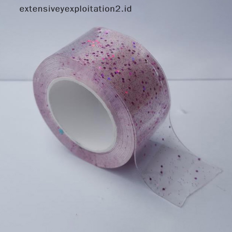 {NEW} Nano Roll Sticky Ball Tape Glitter Deion Sticky Ball Mainan Tape Dewasa Anak.