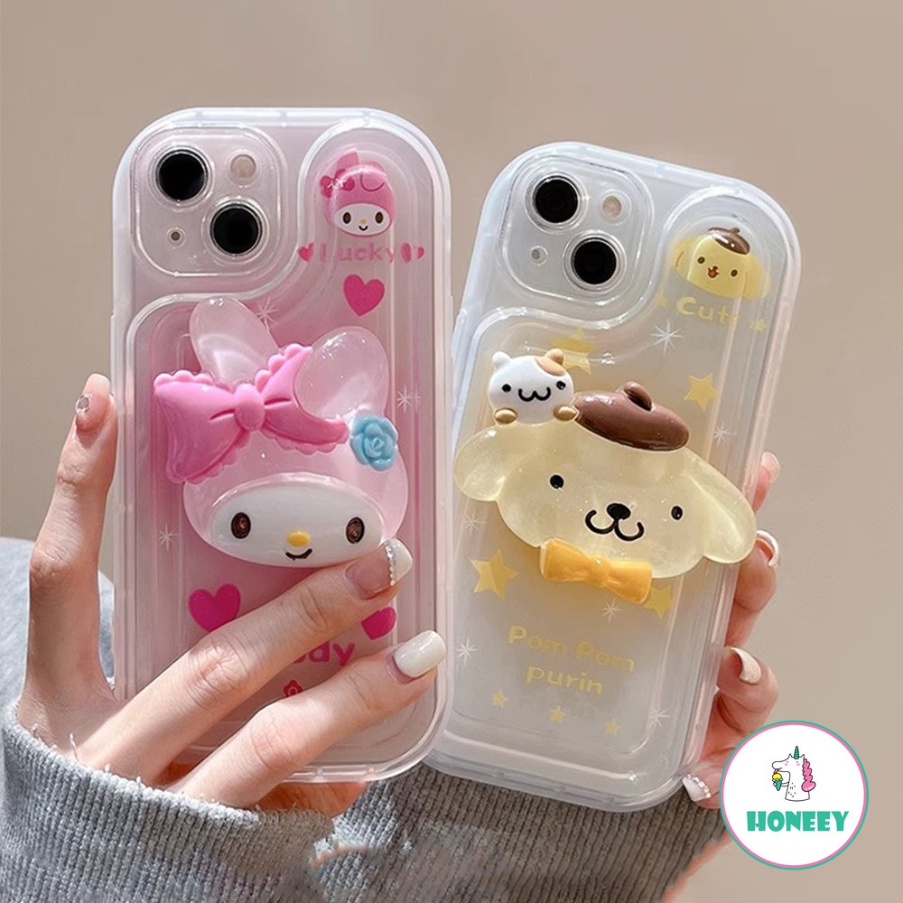 Casing Ponsel Cinnamoroll Kartun 3D Yang Indah Untuk iPhone 14pro Max Case iPhone 11 Pro Max13 12 Pro XR XS Max7 8 14 Plus Airbag Bening Penutup Belakang