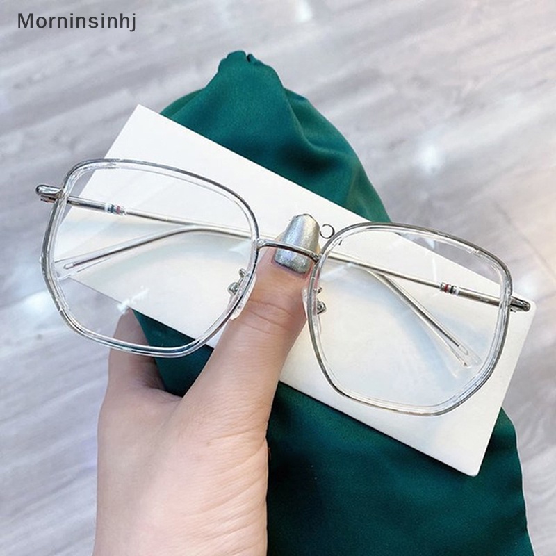 Mornin ins Tanpa makeupSquare frame Glassestransparan Eyewear Glasses Untuk Wanita id