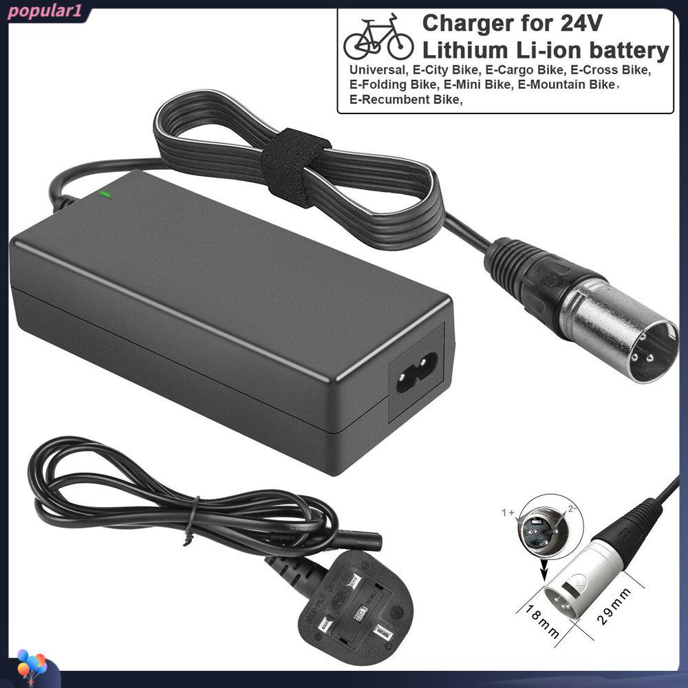 POPULAR Populer Power Adaptor Universal Kursi Roda Sepeda Listrik Ebike Charger