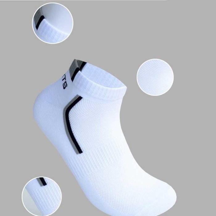 SPCR Kaos Kaki Kasual Sporty Cotton Breathable 39-42 5 Pasang LK5