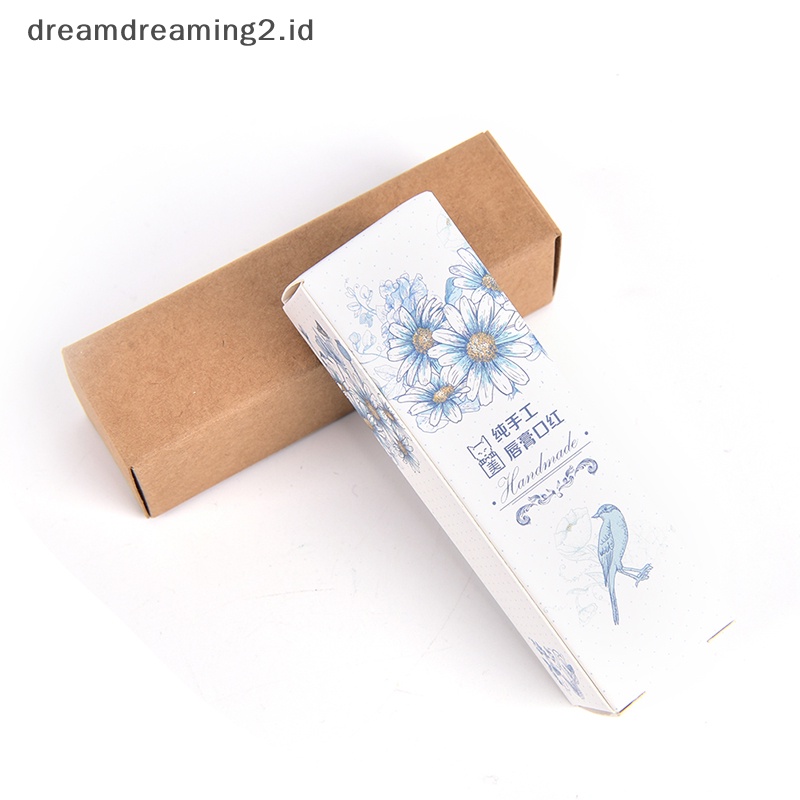 (drea) 10pcs Tabung Lip Balm Kosong Kemasan Karton Box Lip Tube DIY Paper Case Box //