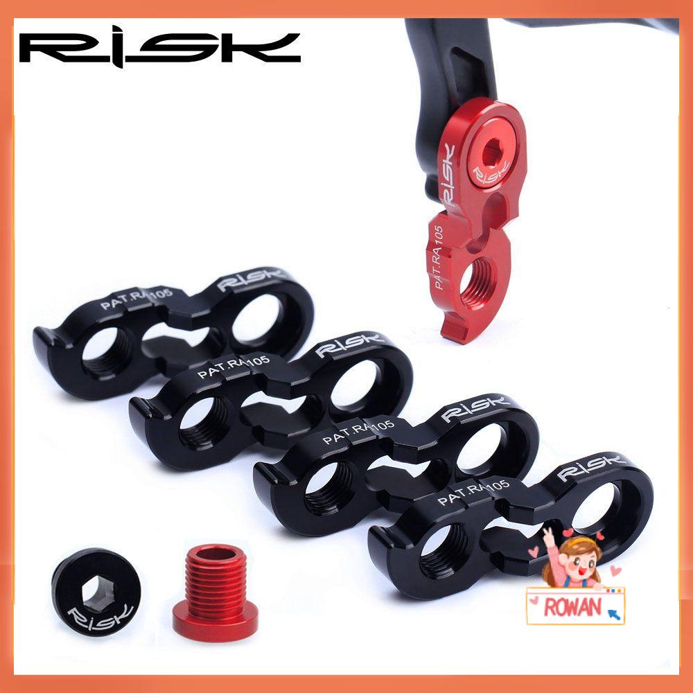 R-FLOWER Kaitan Derailleur Belakang Hitam/Red Extender Kaset Gantungan Frame Tail Hook Converter Extension