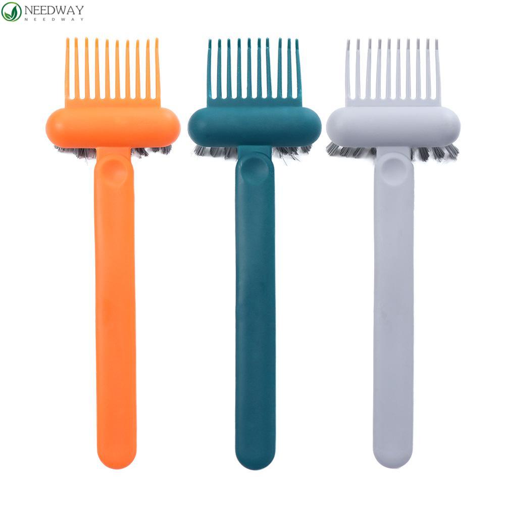 NEEDWAY Sikat Rambut Alat Pembersih Perawatan Rambut Sisir Detangling Plastik Alat Tanam Styling Aksesoris Home Comb Cleaner Tool