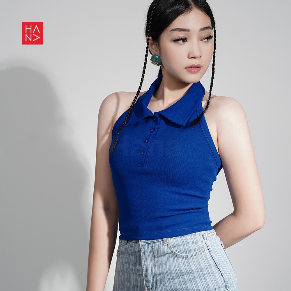 Hana Fashion JKT - Melody Rib Tank Top Wanita - TT434