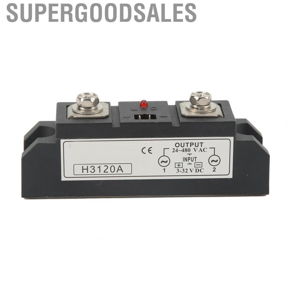 Supergoodsales SSR Accessory   Indicator Copper Baseplate 3‑32V DC Input Solid State Relay for Vehicle