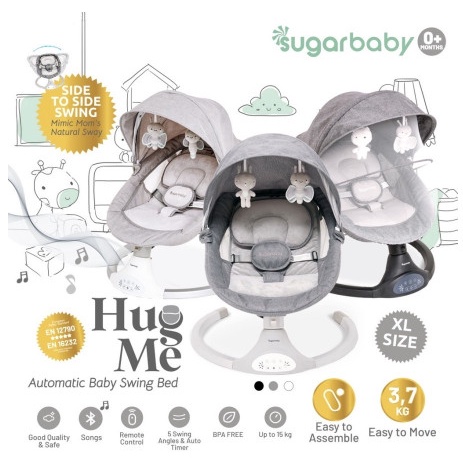 Sugar Baby - Hug Me Automatic Baby SWING BED