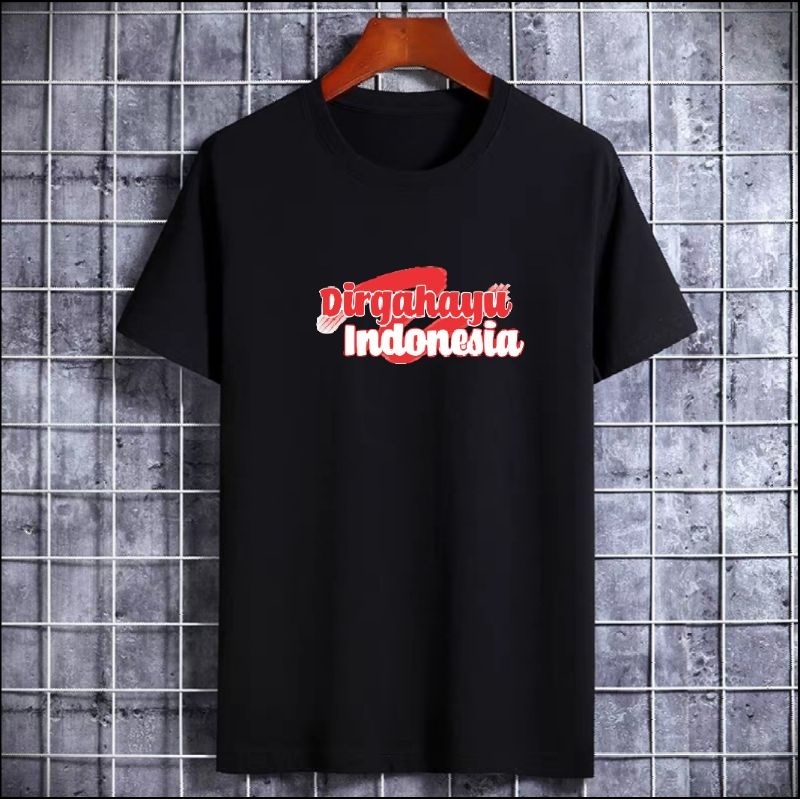 Kaos Pria Dirgahayu Indonesia Kaos 17 Agustus Kaos Pria