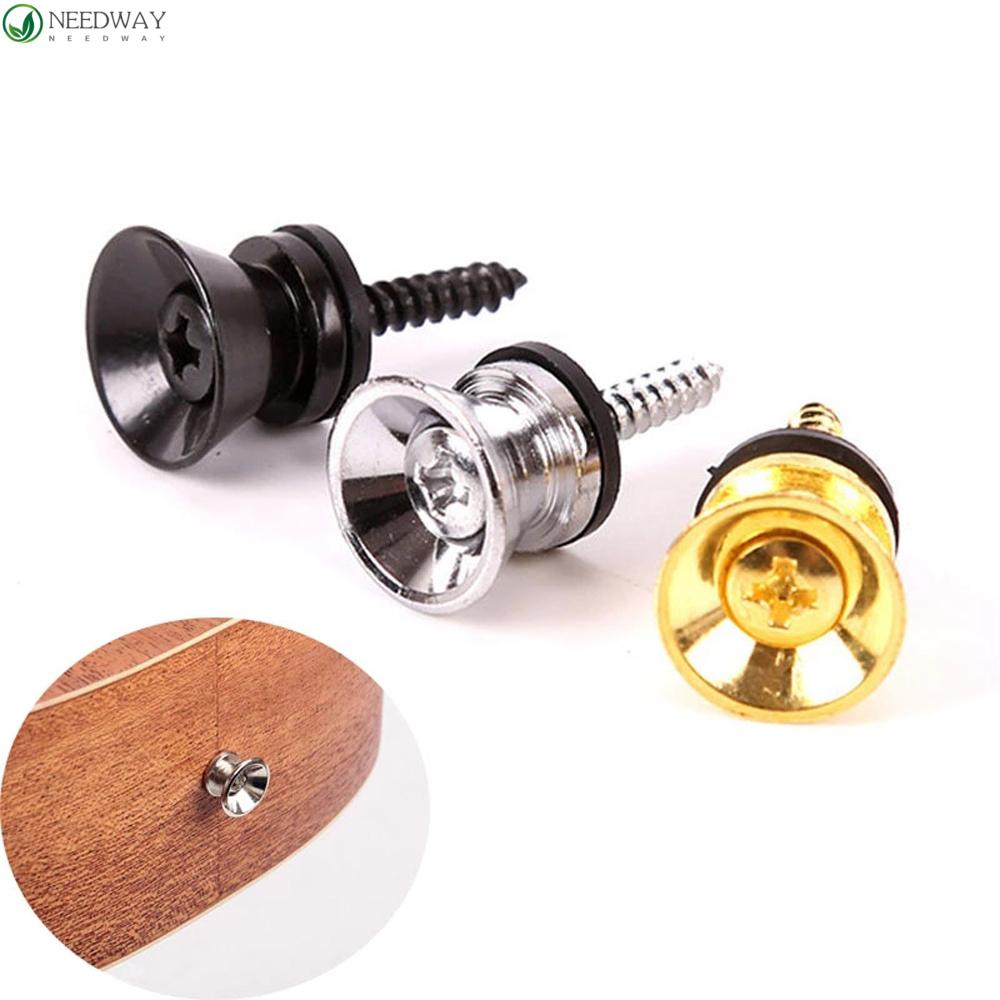 NEEDWAY Pasak Gitar Bass Aksesoris Gitar Gitar Akustik Ukulele Gitar Elektrik Tombol Tali Gitar Metal