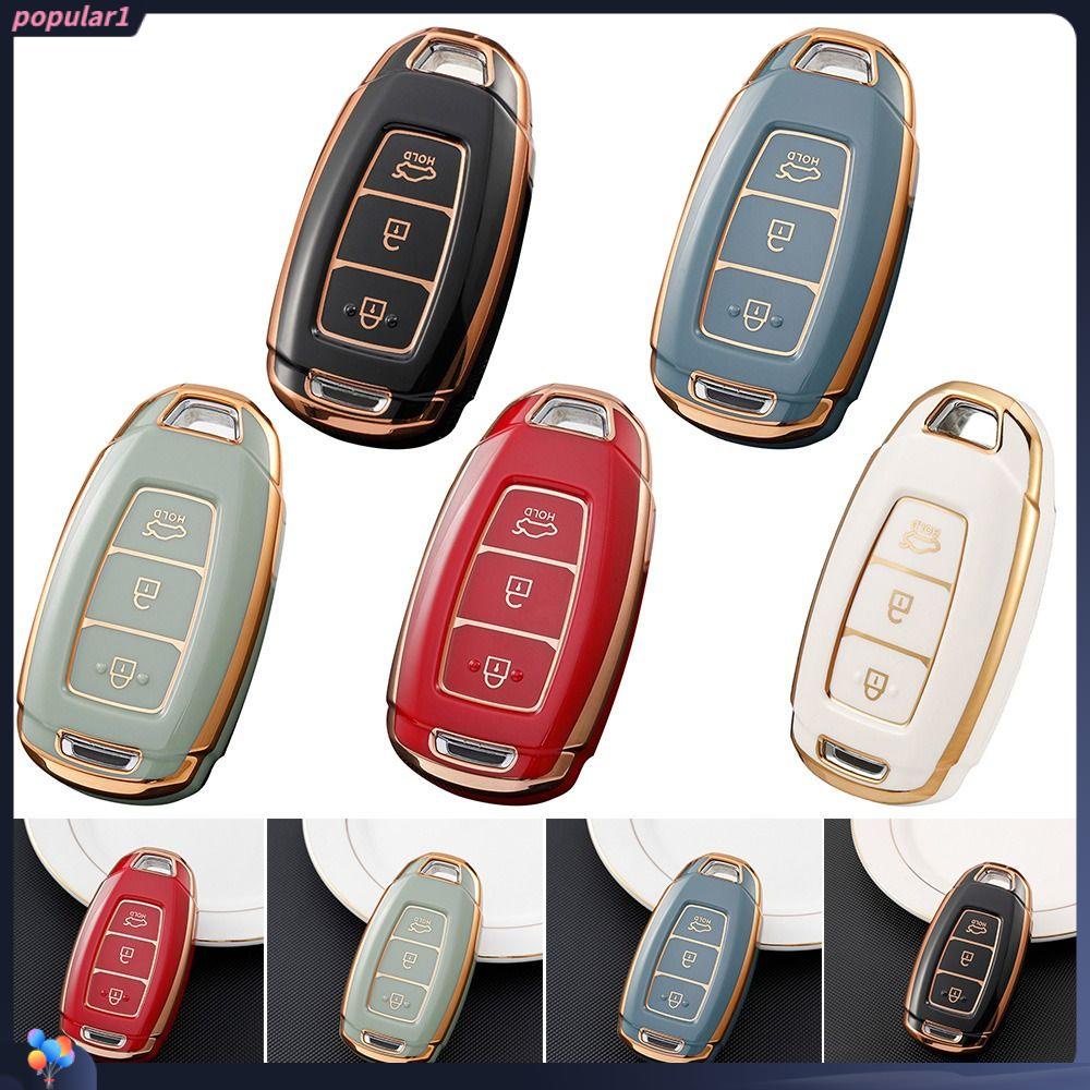 POPULAR Remote Key Case New Aksesoris Mobil Skin Key Fob Cover Untuk Hyundai i30 ix25