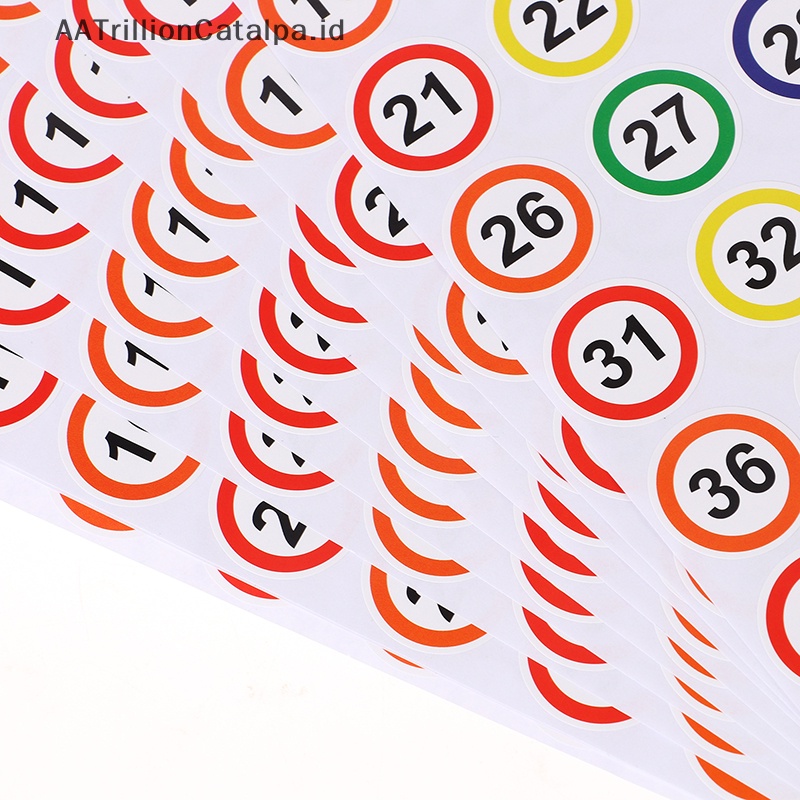 Umakurillion syalatalpa 10lembar/1in stapelelf-adhesive nomer ers kutek ers intiplanner intipum kemenkumham