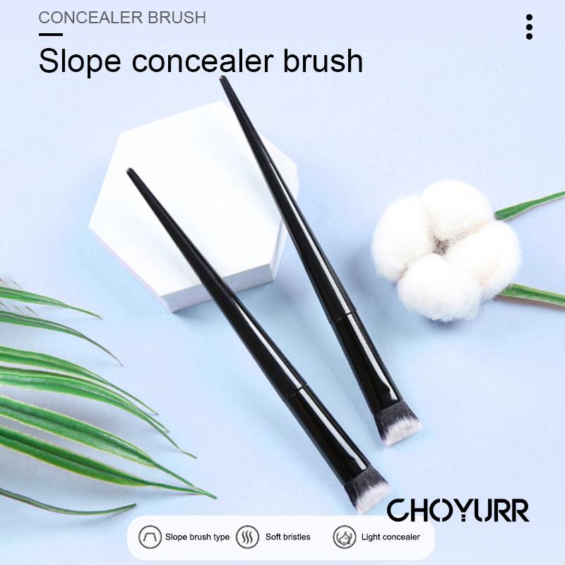 【COD】Concealer Make-up Brush Double-Sided Slope Foundation Kuas Rias-CH