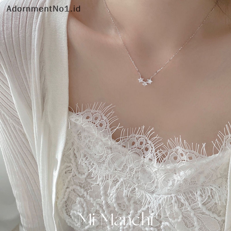 [AdornmentNo1] Fashion kalung bintang Shinny lucu gaya korea Multi-bintang liontin perhiasan Exquisite Niche rantai klavikula untuk wanita hadiah ulang tahun