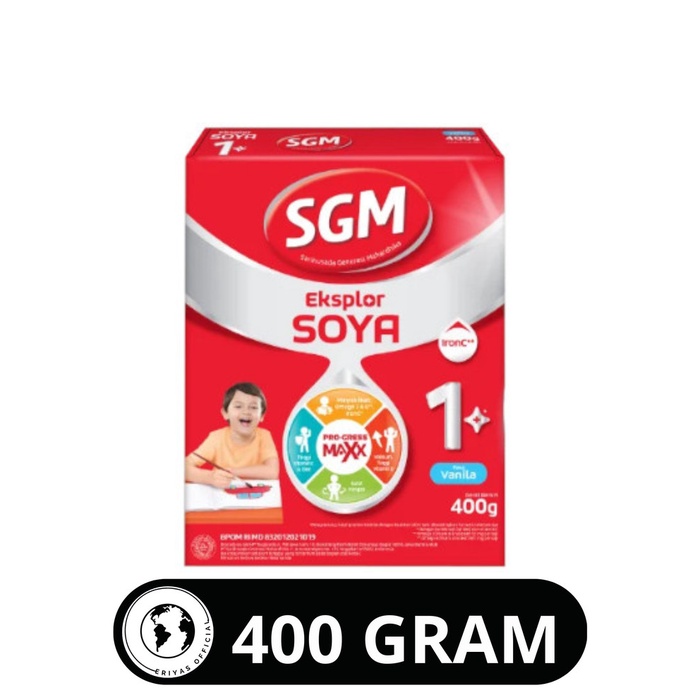 

Susu SGM Eksplor Soya 1 Plus Rasa Vanila 400 Gr Gram