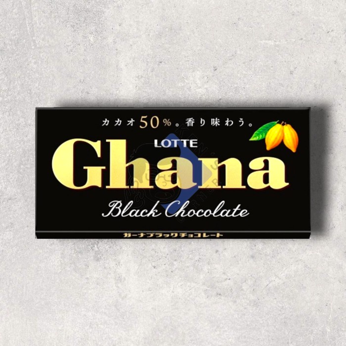Lotte Ghana Black Chocolate Japan / Coklat Lotte Import Jepang