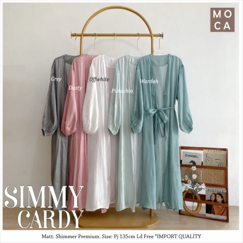 SIMMY CARDY OUTER ORI MOCA | Ld free Shimmer Prrmium