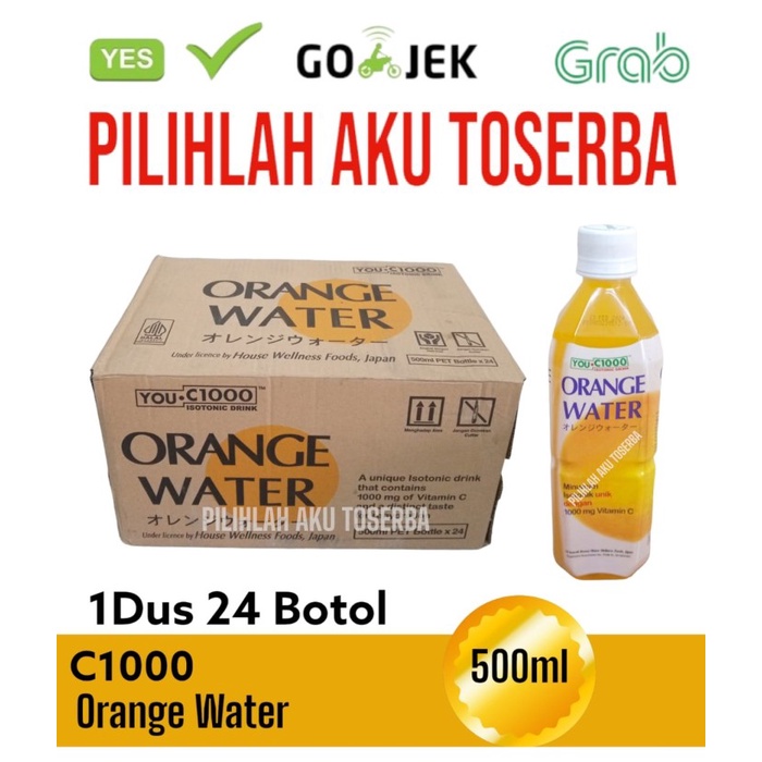 You C 1000 / YOU C1000 ORANGE WATER 500 ml - ( 1 DUS isi 24 botol )