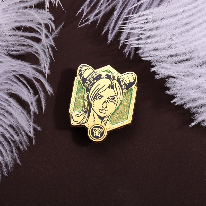 Jojo Bizarre Adventure Enamel Keras Pin Karakter Kartun Bros Lencana Anime Perhiasan Hadiah Untuk Teman Penggemar