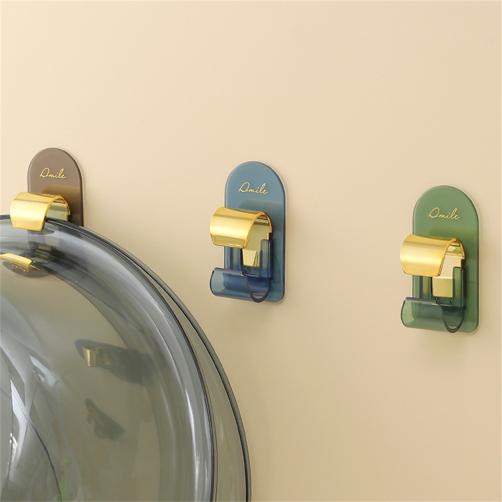 ღ Wall Mounted Washbasin Storage Rack Self Adhesive Basin Holder Kamar Mandi Baskom Gantungan Handuk Pintu Organizer Aksesoris Kamar Mandi