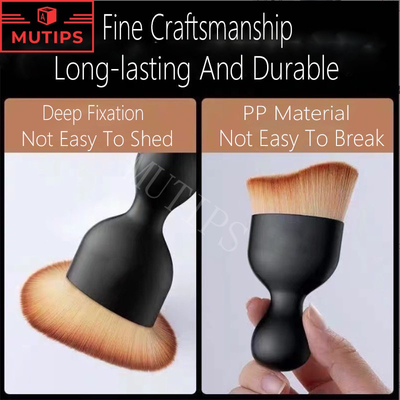 Hyundai Car Interior Clean Soft Brush Dashboard Air Outlet Gap Alat Penghilang Debu Perawatan Otomatis Untuk i10 Kona Tucson Ioniq 5aksen Palisade H1 Creta Stargazer Grand Santa Fe
