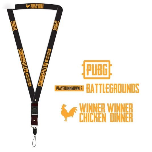 

Tali Lanyard Game PUBG / Custom Lanyard Tali Gantungan Kunci HP ID Card