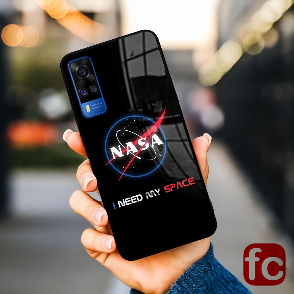 Case Kilau Vivo Y51a | Y53s | Y51 2020 | Casing Glossy | Pelindung Hp | Motif Nasa Leca HD Case