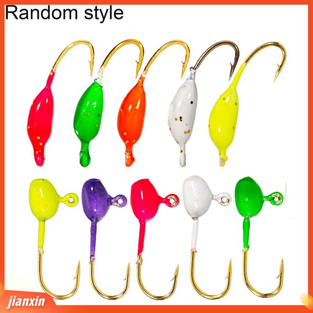 (In Stock) 1set Musim Dingin Memancing Kit Es Pancing Gagang Lipat Sendok Gulungan Kait Aksesoris Memancing Portabel Ringan Tahan Lama Es Peralatan Memancing Kit Untuk Memancing