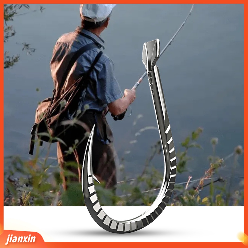 (In Stock) 30Pcs/Set 1-15 Kait Memancing Tajam Tahan Karat Anti-Korosi Titanium Alloy Heavy Duty Barbed Carp Fishing Fishhooks Angling Supplies
