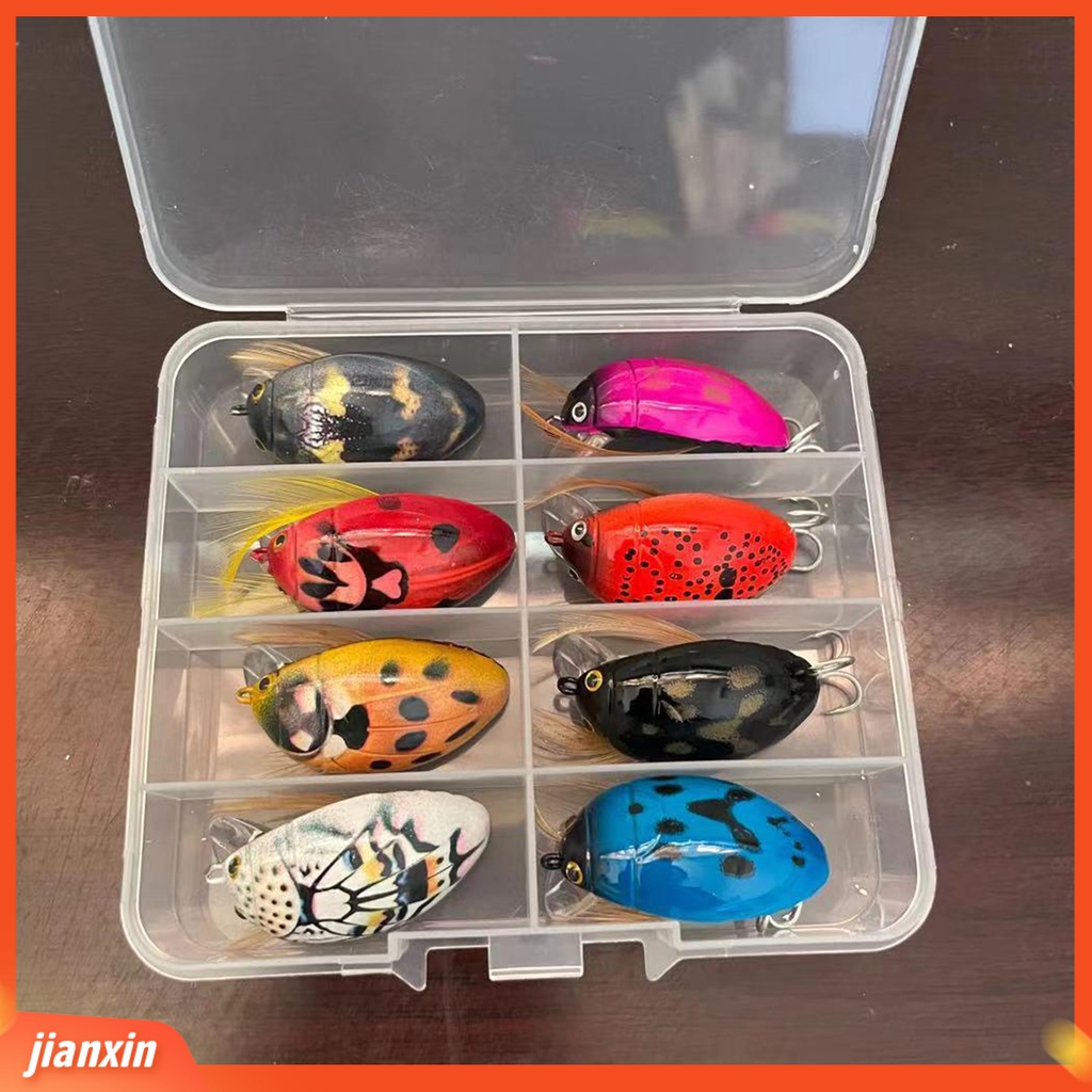 (In Stock) 3.8cm /4.1g Mengambang Umpan Pancing 3D Mata Warna Terang Anti Korosi Ikan Kecil Umpan Memancing Aksesori