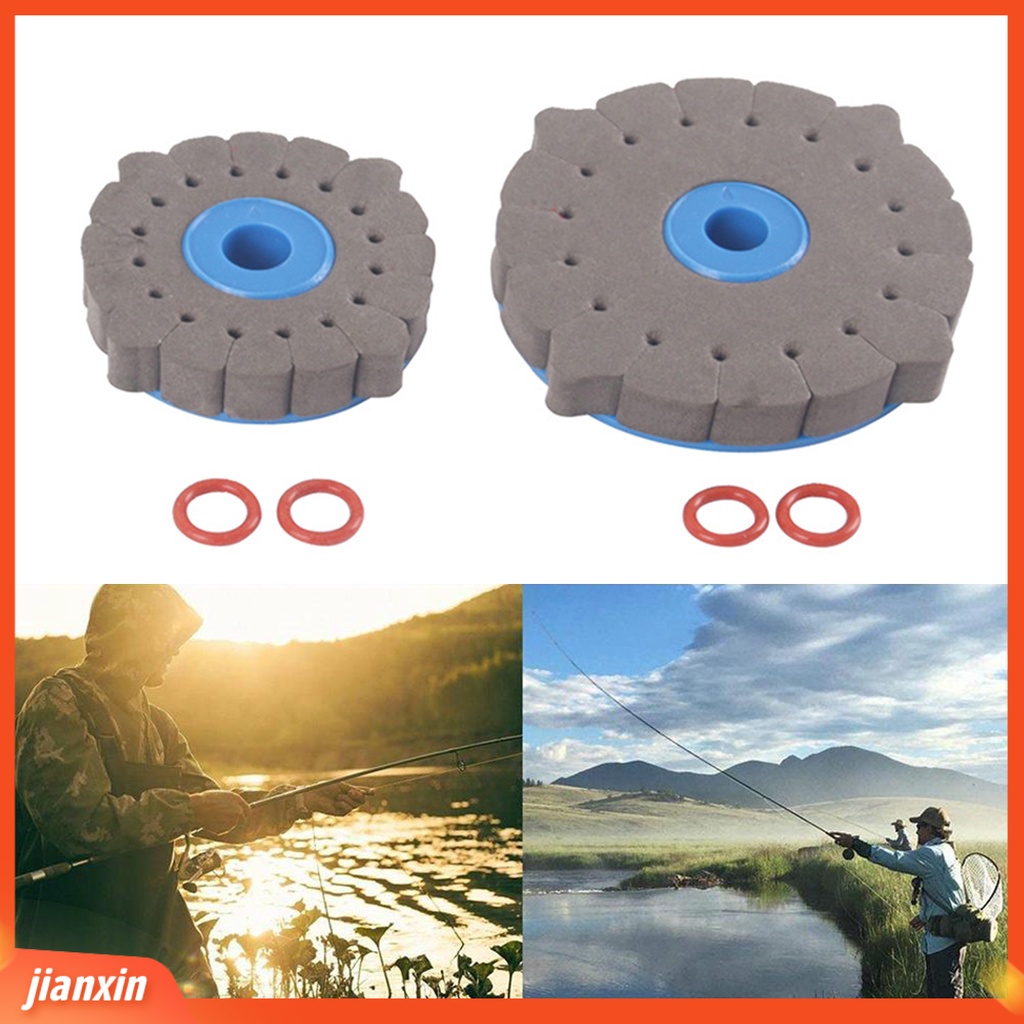 (In Stock) 1pasang Rak Pengait Pancing Bentuk Bulat Mudah Dipasang Rak Umpan Busa Tahan Lama Yang Didedikasikan Ringan Untuk Outdoor