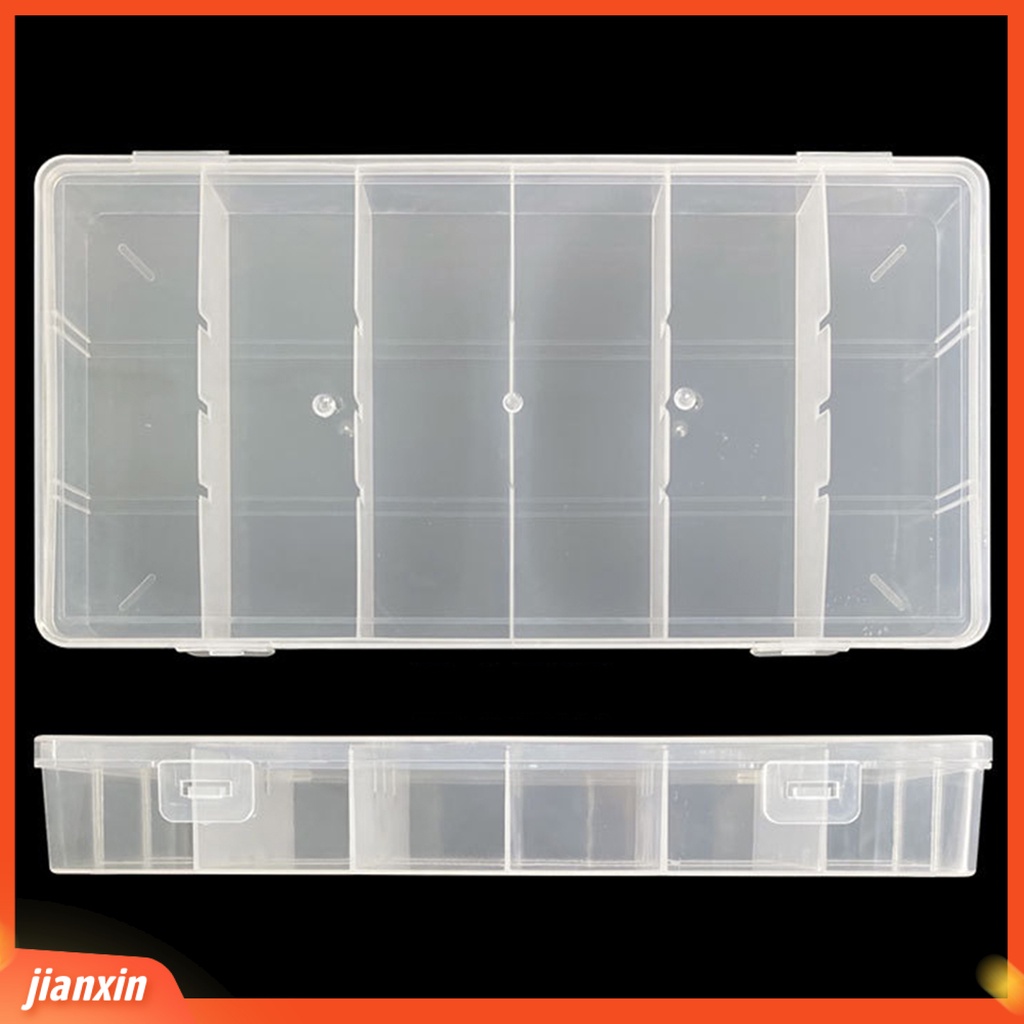 (In Stock) Kotak Alat Pancing Kompartemen Kapasitas Tinggi Barang Penyimpanan Multi-Fungsi 6kisi Fishing Tackle Storage Box Memancing Luar Ruangan