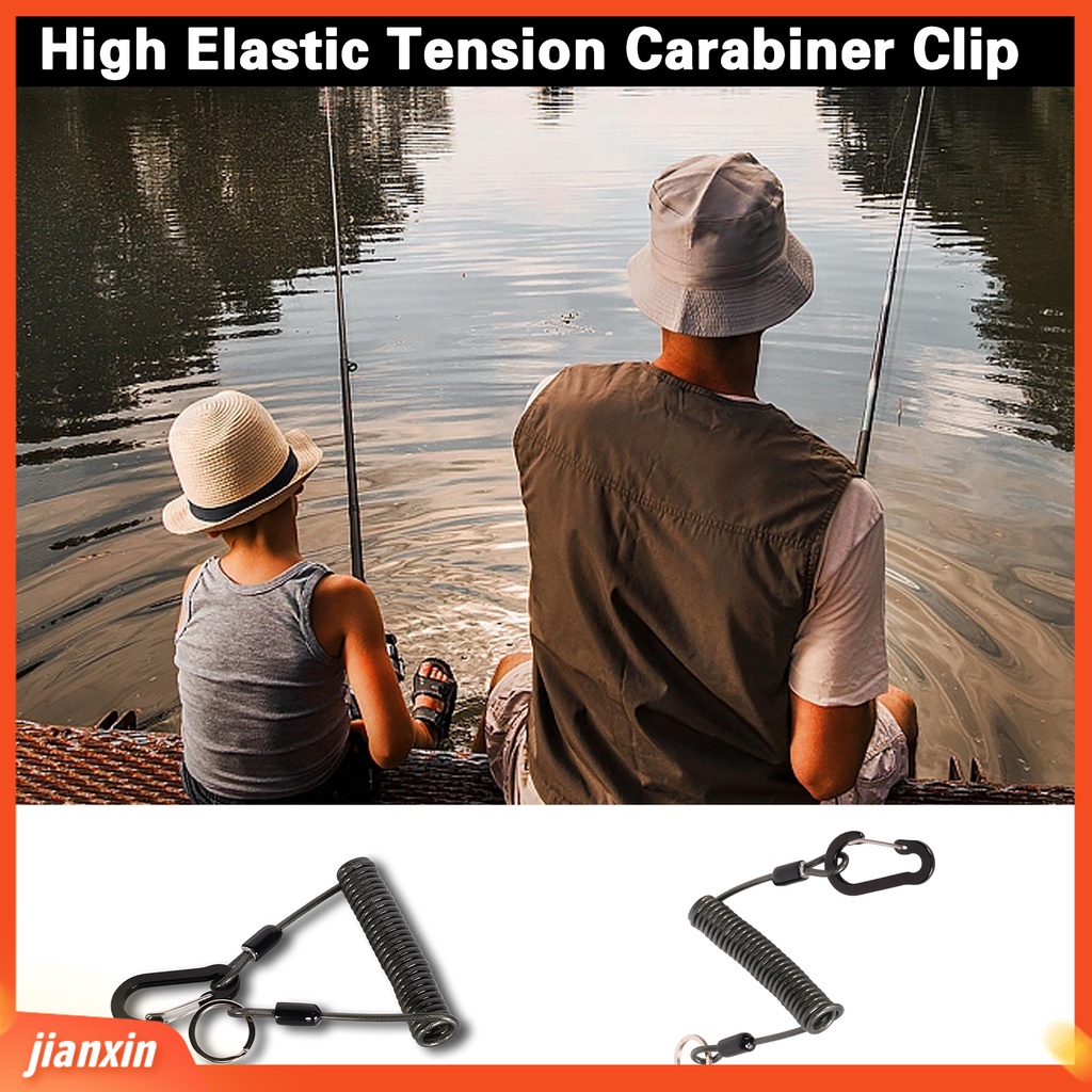 (In Stock) Kait Luar Peregangan Tinggi Kekuatan Tarik Kuat Rilis Cepat Barang Gantung Memancing Stainless Steel Otomatis Tali Kontrol Ikan Memancing Luar Ruangan