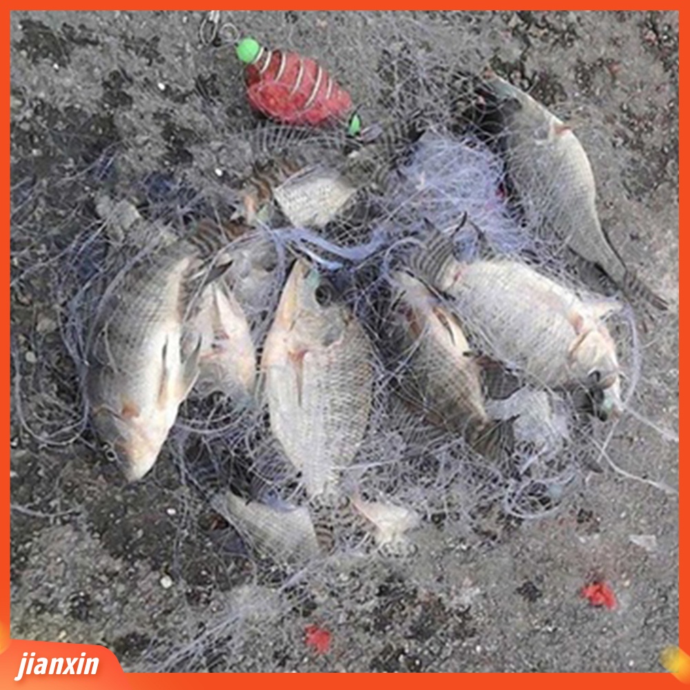 (In Stock) Jaring Ikan Desain Tembaga Musim Semi Shoal Throw Troli Jaring Fishing Tackle