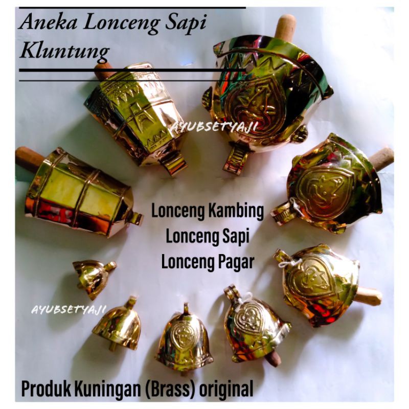 Lonceng kuningan kluntung kalung sapi klintingan krincingan bel kambing Pagar kerbau