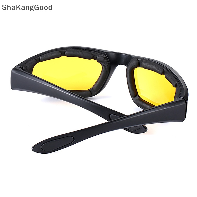 Skid Outdoor Windproof Sunglasses Kacamata Motor Riding Polarizer Tactical CS Kacamata Tactical SKK